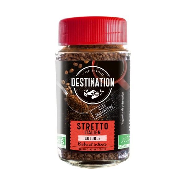 Cafea liofilizata Stretto BIO Destination – 100 g